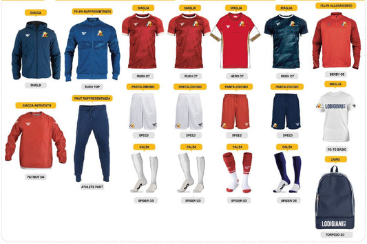 KIT COMPLETO (ALLENAMENTO+GARA)